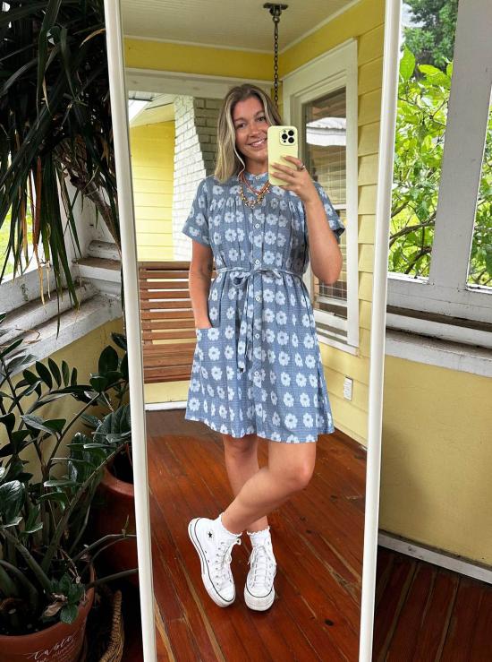  Ace & Jig 숏 원피스 에이스 앤 지그 리버 드레스