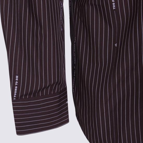  비비안웨스트우드 긴팔 셔츠 비비안 웨스트우드 브라운 코튼 - VIVIENNE WESTWOOD