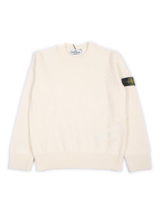  [키즈] 스톤 아일랜드 풀오버 키즈 스웨터 베이지