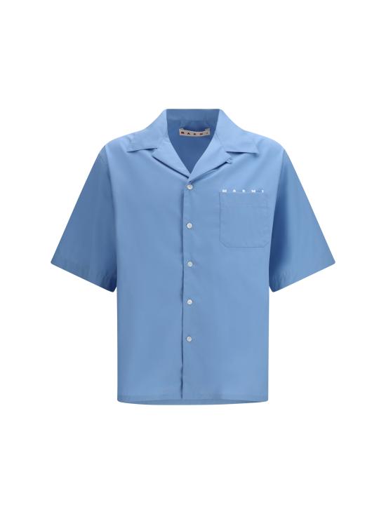 26SS 마르니 긴팔 셔츠 CUMU0213PPUSCT88 LWB31 LIGHT BLUE