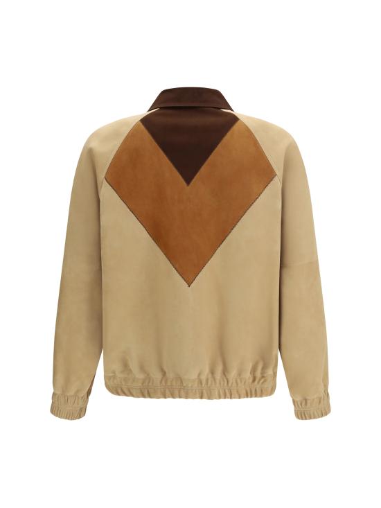 26SS 발렌티노 가라바니 가죽 자켓 8V3NB00VB8J D8X BROWN - VALENTINO GARAVANI