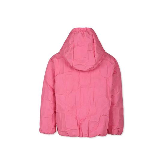  [키즈] 마크제이콥스 자켓 마크 제이콥스 키즈 리버서블 다운 재킷 푸시아 - MARC JACOBS