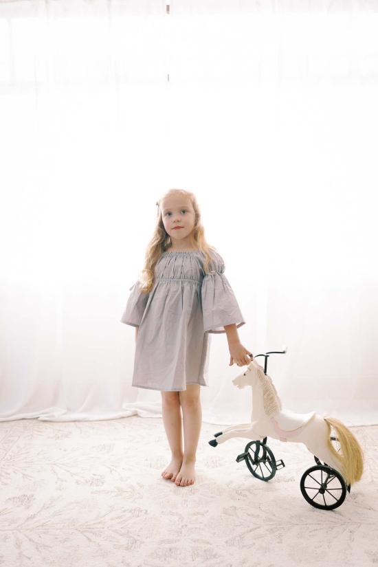  [키즈] Piper&Cloth 원피스 파이퍼앤클로스 키즈 케네디 드레스 은은한 보라색 - OTHER BRANDS