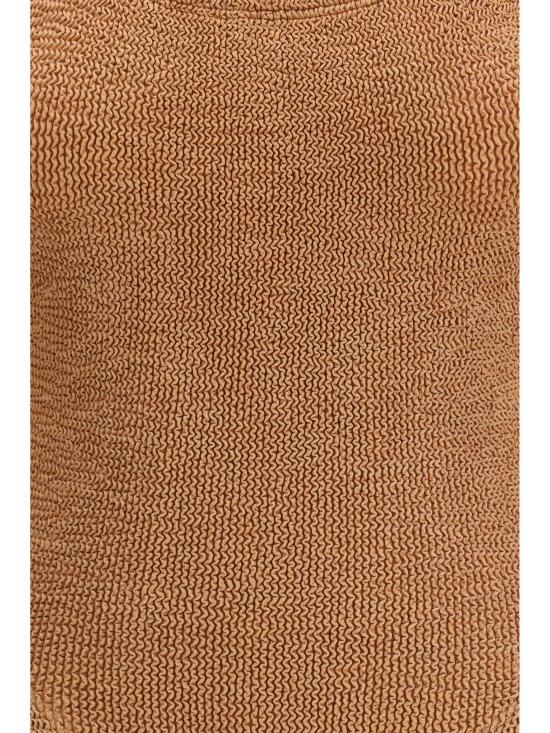 26SS 훈자 지 원피스 수영복 SDOMINOSH METALLICCO BROWN - HUNZA G