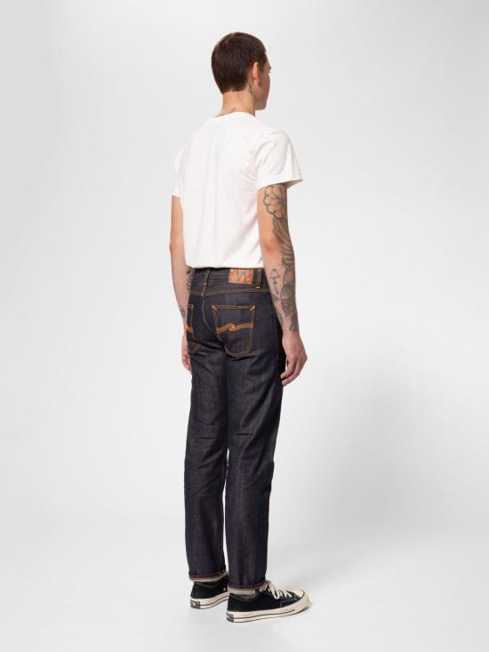  누디진 데님 팬츠 누디 진 그리티 잭슨 13.75 카이하라 드라이 셀비지 진 - NUDIE JEAN