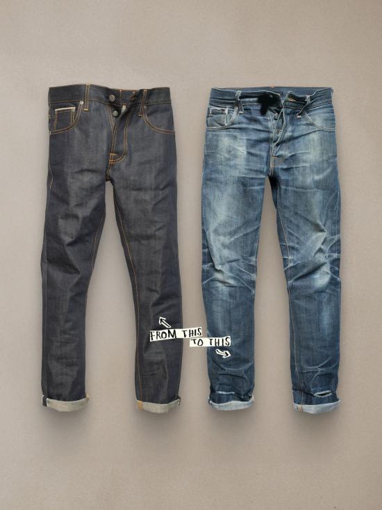  누디진 데님 팬츠 누디 진 그리티 잭슨 13.75 카이하라 드라이 셀비지 진 - NUDIE JEAN