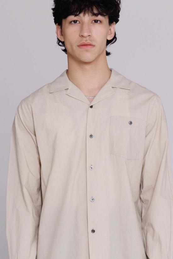  Graphia New York 긴팔 셔츠 그라피아 뉴욕 레이날도 긴팔 컨버터블 칼라  내추럴 카키 - OTHER BRANDS