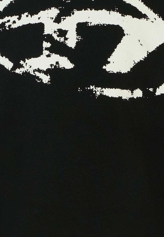  [키즈] 디젤 풀오버 키즈 스웨트셔츠 블랙 - DIESEL