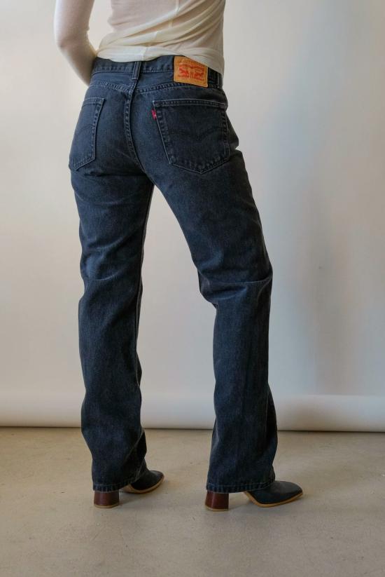  리바이스 데님 팬츠 505 블랙 진 - LEVI'S