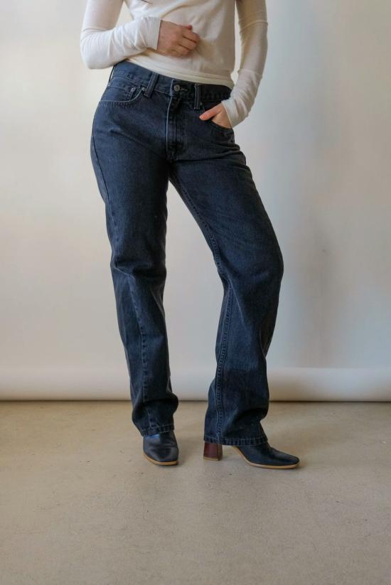  리바이스 데님 팬츠 505 블랙 진 - LEVI'S