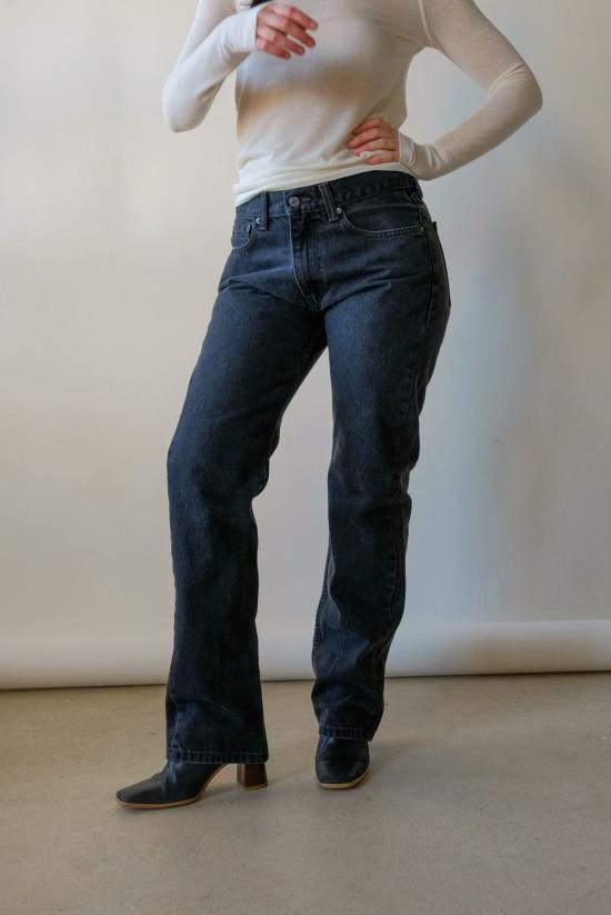  리바이스 데님 팬츠 505 블랙 진 - LEVI'S