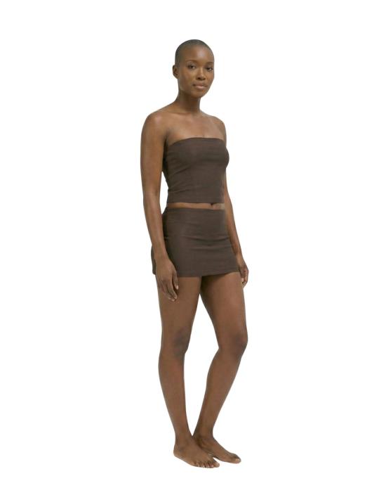  하우스라벨 숏 스커트 Ha 014 마이크로 미니 스커트 아라비카 - HAUSLABEL