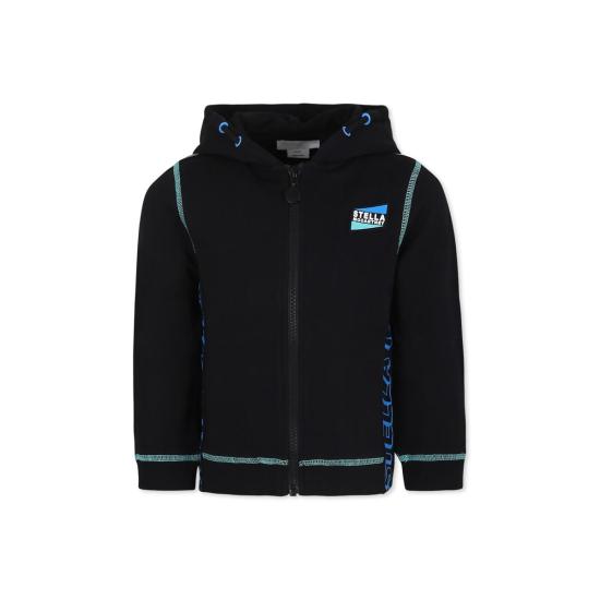  [키즈] 스텔라 맥카트니 풀오버 스텔라 매카트니 키즈 스웨트셔츠 블랙