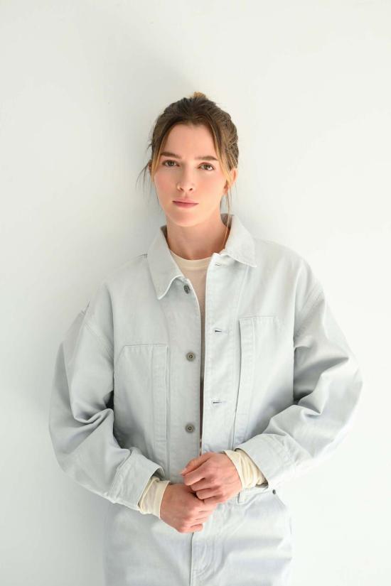  사야카 다비스 뉴욕 데님 자켓 사야카 데이비스 뉴욕 크롭 재킷 - SAYAKA DAVIS NEW YORK