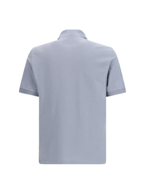 26SS 브루넬로 쿠치넬리 피케 폴로 셔츠 ME8548788 COG70 LIGHT BLUE - BRUNELLO CUCINELLI