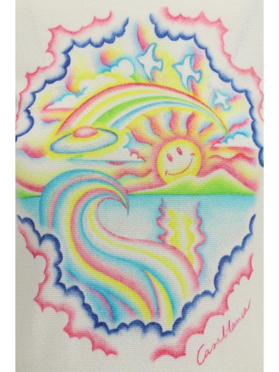 26SS 카사블랑카 반팔 티셔츠 WSP26KW125001 LEREVEENSO MULTICOLOUR - CASABLANCA