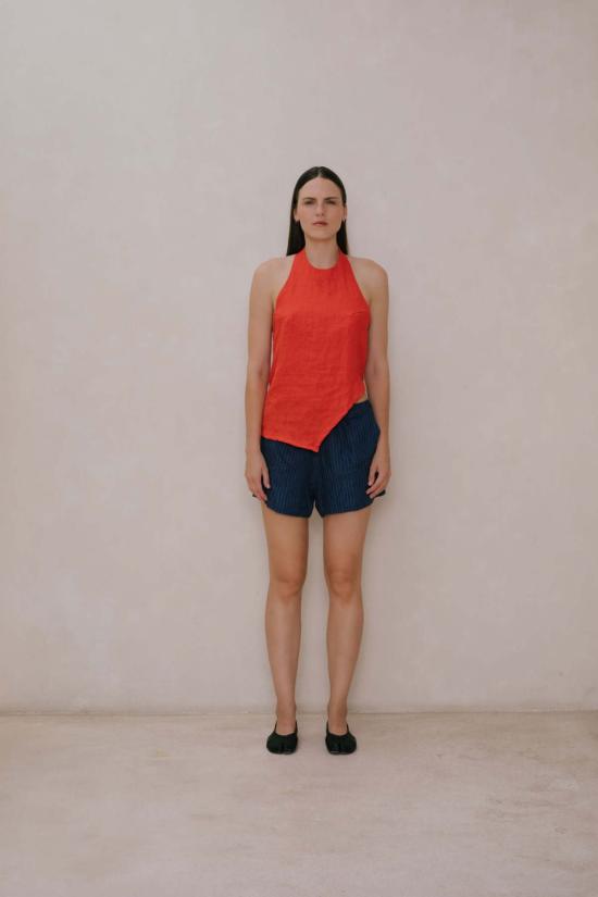  at Dawn. 숏팬츠 새벽에. 클래식 쇼트 블루 스트라이프/두부 - OTHER BRANDS