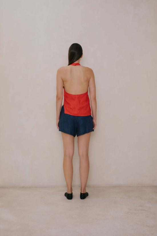  at Dawn. 숏팬츠 새벽에. 클래식 쇼트 블루 스트라이프/두부 - OTHER BRANDS