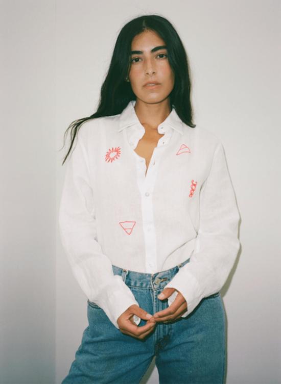  Modern Society 셔츠 모던 소사이어티 어번던스 린넨 셔츠 아이보리 - MODERN SOCIETY