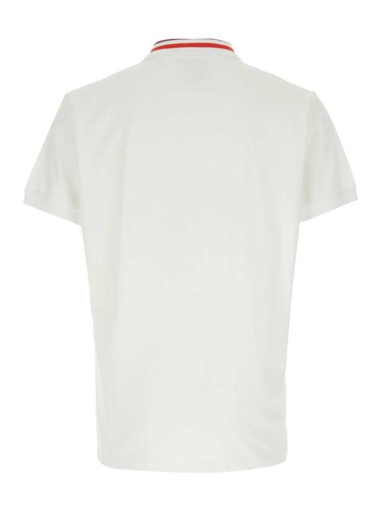  비비안웨스트우드 폴로 티셔츠 비비안 웨스트우드 폴로 셔츠, 대비되는 색상의 칼라와 오브 로고 디테일, 화이트 색상 - VIVIENNE WESTWOOD