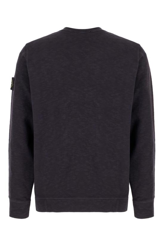  스톤 아일랜드 스웨터 코튼  차콜 - STONE ISLAND