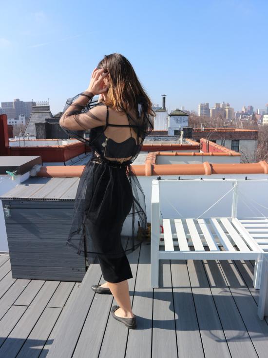  Longshaw ward 자켓 롱쇼 워드 네트 파카 블랙 - OTHER BRANDS