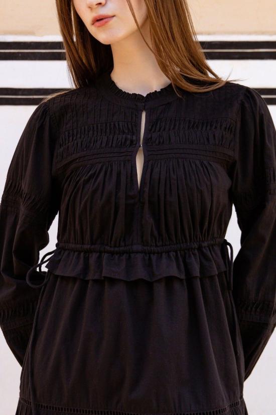  씨큐씨 엘에이 롱 원피스 CQC 라 리세트 맥시 드레스 블랙 - CQC LA