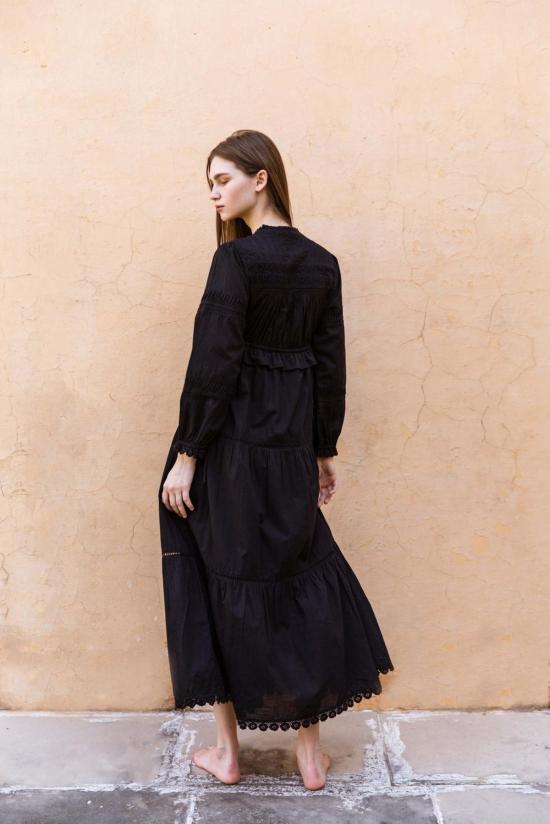  씨큐씨 엘에이 롱 원피스 CQC 라 리세트 맥시 드레스 블랙 - CQC LA