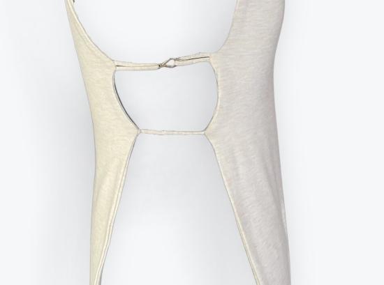  세레스 모네 블라우스 컷아웃 뱀부 저지 탑 - CERES MONAE