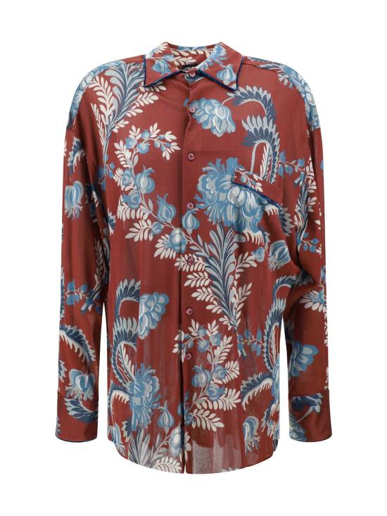  에트로 블라우스 페이즐리 무늬 셔츠 X0827