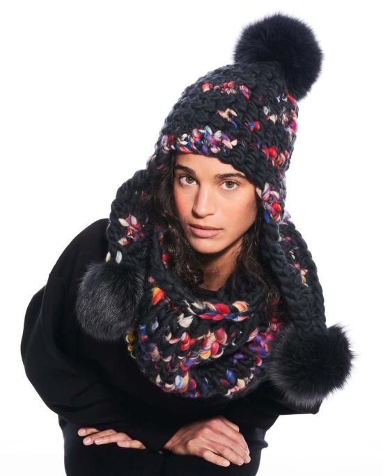  Mischa Lampert 머플러/스카프 미샤 램퍼트 라지 스누드 스카프 다크 트웜블리