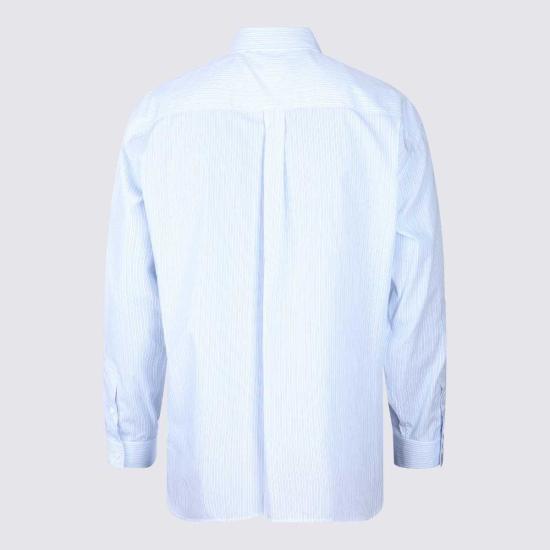  보테가베네타 긴팔 셔츠 보테가 베네타 코튼 셔츠 블루 - BOTTEGA VENETA