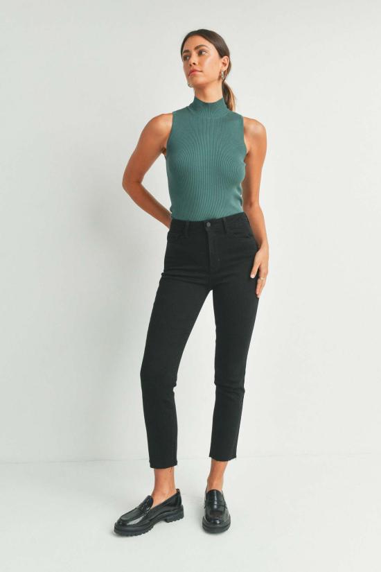  저스트 블랙 데님 데님 팬츠 키노트 진 - JUST BLACK DENIM