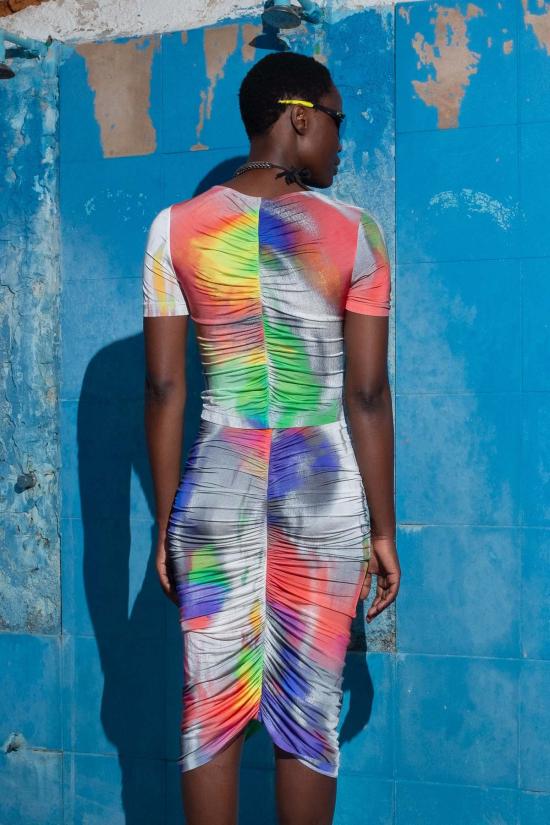  언타이틀드 인 모션 미디 스커트 제목 없음 모션 포시아 스커트 에우독시아 - UNTITLED IN MOTION