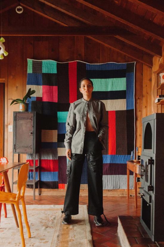  Guillermo Bravo 셔츠 기예르모 브라보 밴디드 칼라 셔츠 - GUILLERMO BRAVO