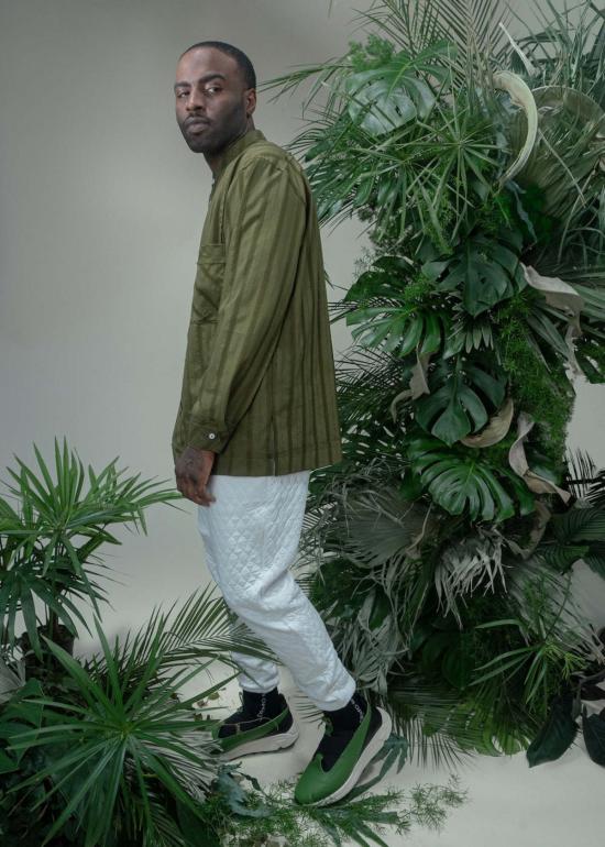  Guillermo Bravo 셔츠 기예르모 브라보 밴디드 칼라 셔츠 - GUILLERMO BRAVO