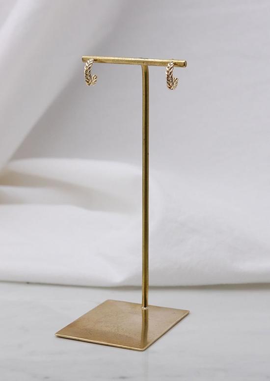  티로 티로 이어링 5가닥 땋은 고리