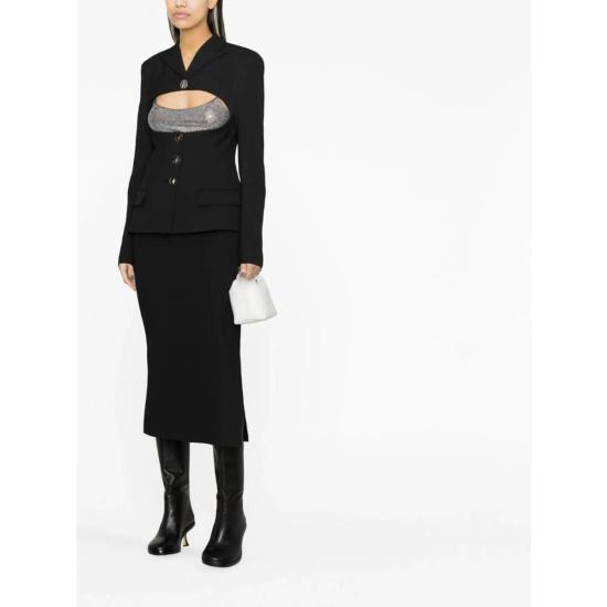  디 아티코 수트 자켓 아티코 재킷 블레이저 블랙 - THE ATTICO