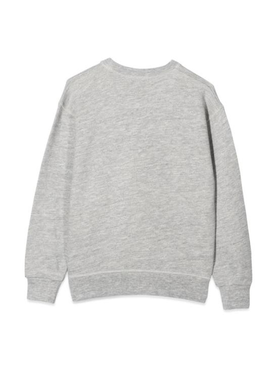  [키즈] 디스퀘어드2 풀오버 키즈 Dsquared2 스웨트셔츠 크루넥 앞면 나뭇잎 프린트 그레이 - DSQUARED2