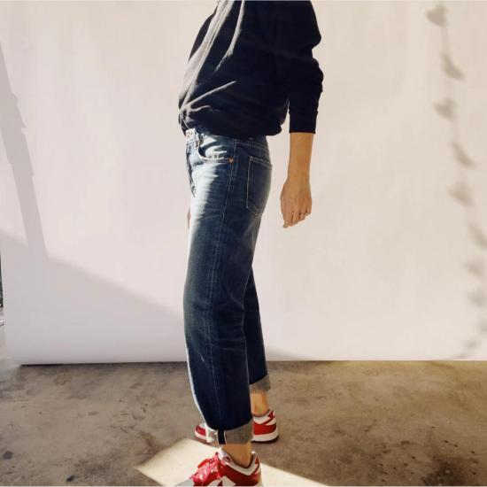  헤이갱 데님 팬츠 안녕하세요 여러분, 루즈 크롭 셀비지 진 리드입니다! - HEY GANG