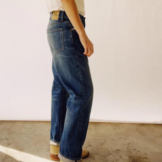  헤이갱 데님 팬츠 안녕하세요 여러분, 루즈 크롭 셀비지 진 리드입니다! - HEY GANG