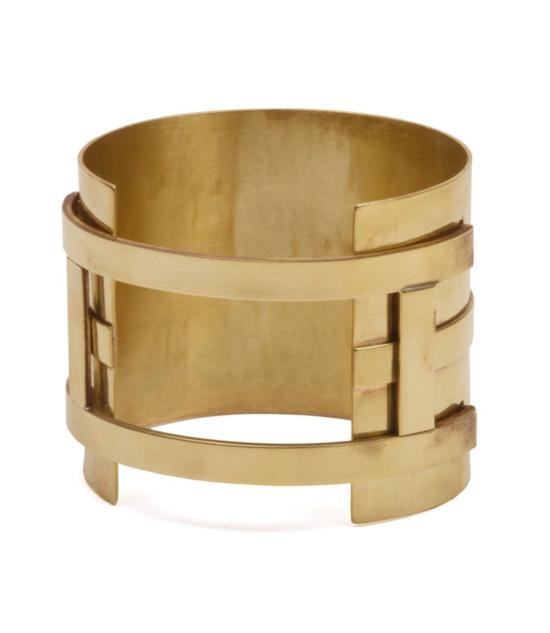  아세아 팔찌 에사 대형 청동 커프
