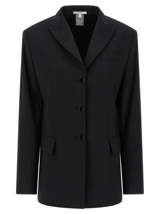  넨시 도자카 수트 자켓 Nensi Dojaka 벨트 블레이저 블랙