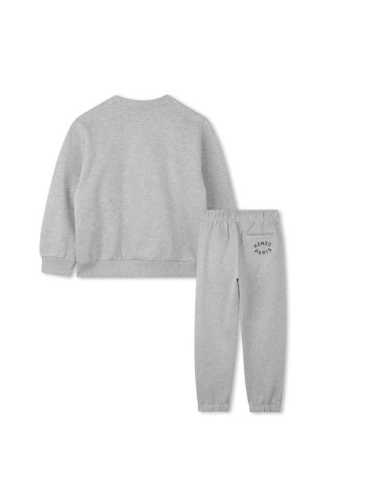  [키즈] 겐조 캐주얼 세트 켄조 키즈 가디건 세트 (바지 포함) 회색 - KENZO
