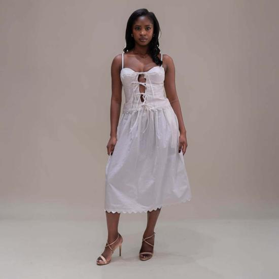  Naya Rea 숏 스커트 나야 레아 알리나 스커트 크림