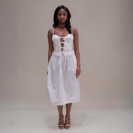  나야 레아 숏 스커트 알리나 스커트 크림 - NAYA REA