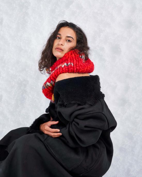  미샤램퍼트 머플러/스카프 미샤 램퍼트 크로마 스누드 라지 - MISCHA LAMPERT