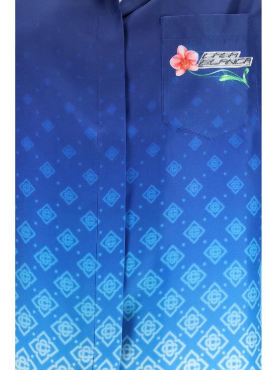 26SS 카사블랑카 셔츠 WSP26SH20001 ORCHIDMONO BLUE - CASABLANCA