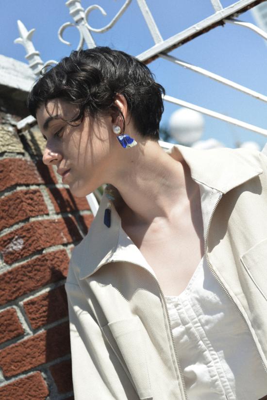  수브니어 이어링 Svnr 핸드메이드 샤우엔 귀걸이 - SVNR