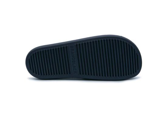  브랜드 블랙 뮬/슬리퍼 브랜드블랙 미드나잇 카시바 럭스 슬라이드 블루 - BRAND BLACK